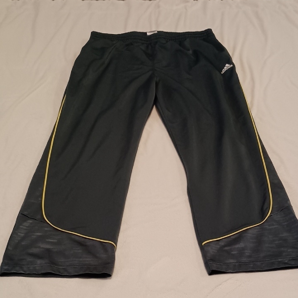 Adidas Gray All World Pant Athletic Basketball Track Pants Men's Size XL